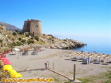 Playa del Tesorillo in Almunecar