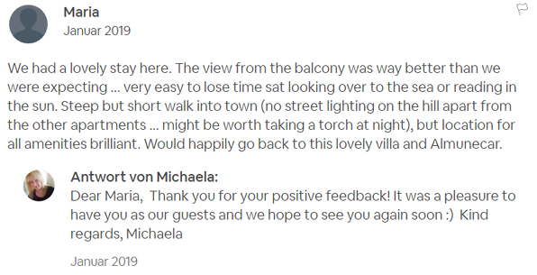 Casa Ana Costa Tropical Feedback