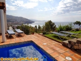 pool with sea views