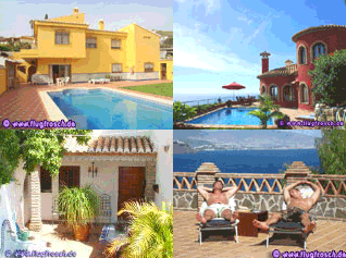 holiday rental Andalusia Costa del Sol und Costa Tropical Komplettübersicht